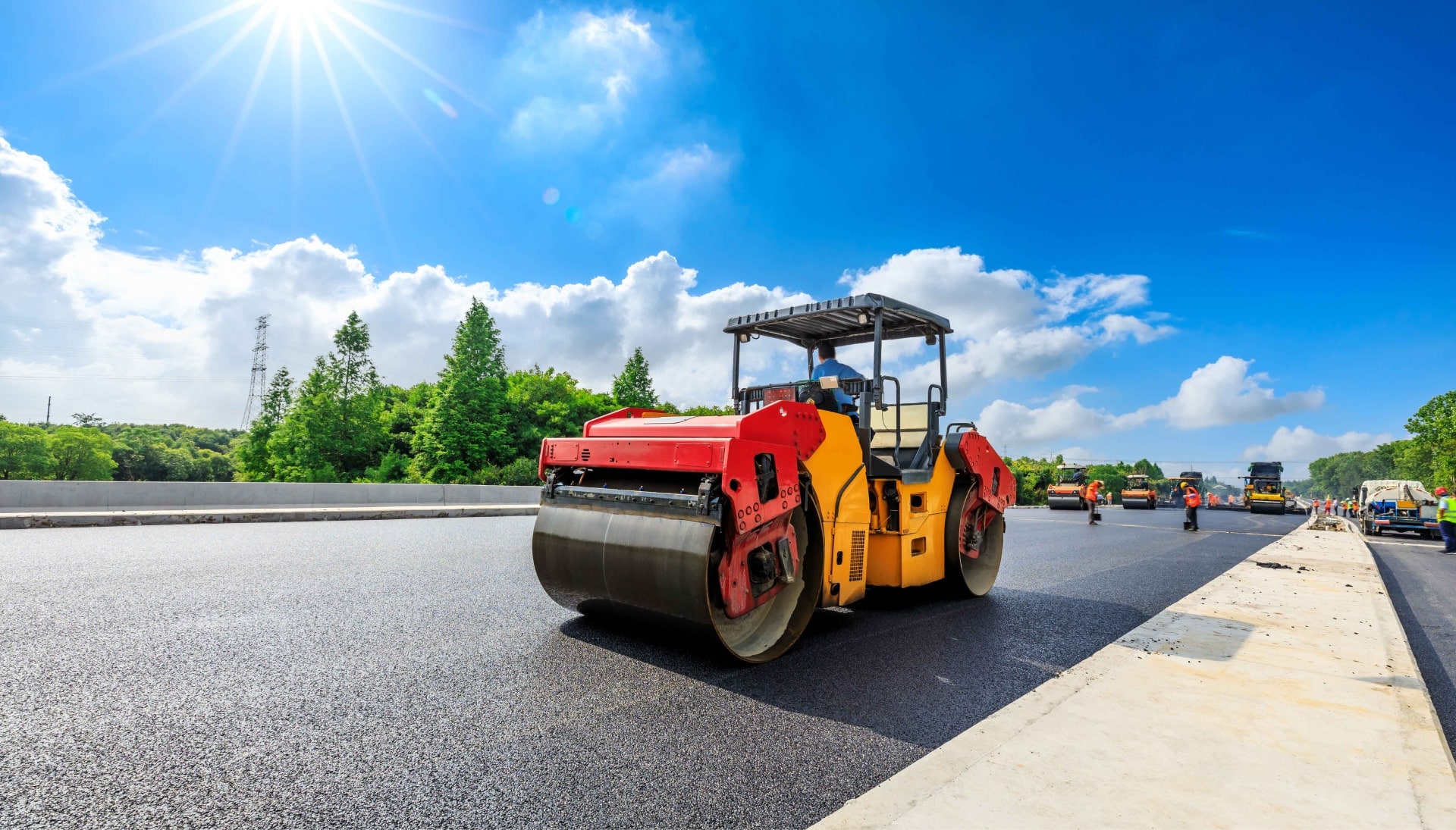 Smooth asphalt paving in Charlottesville,VA creates durable surfaces.